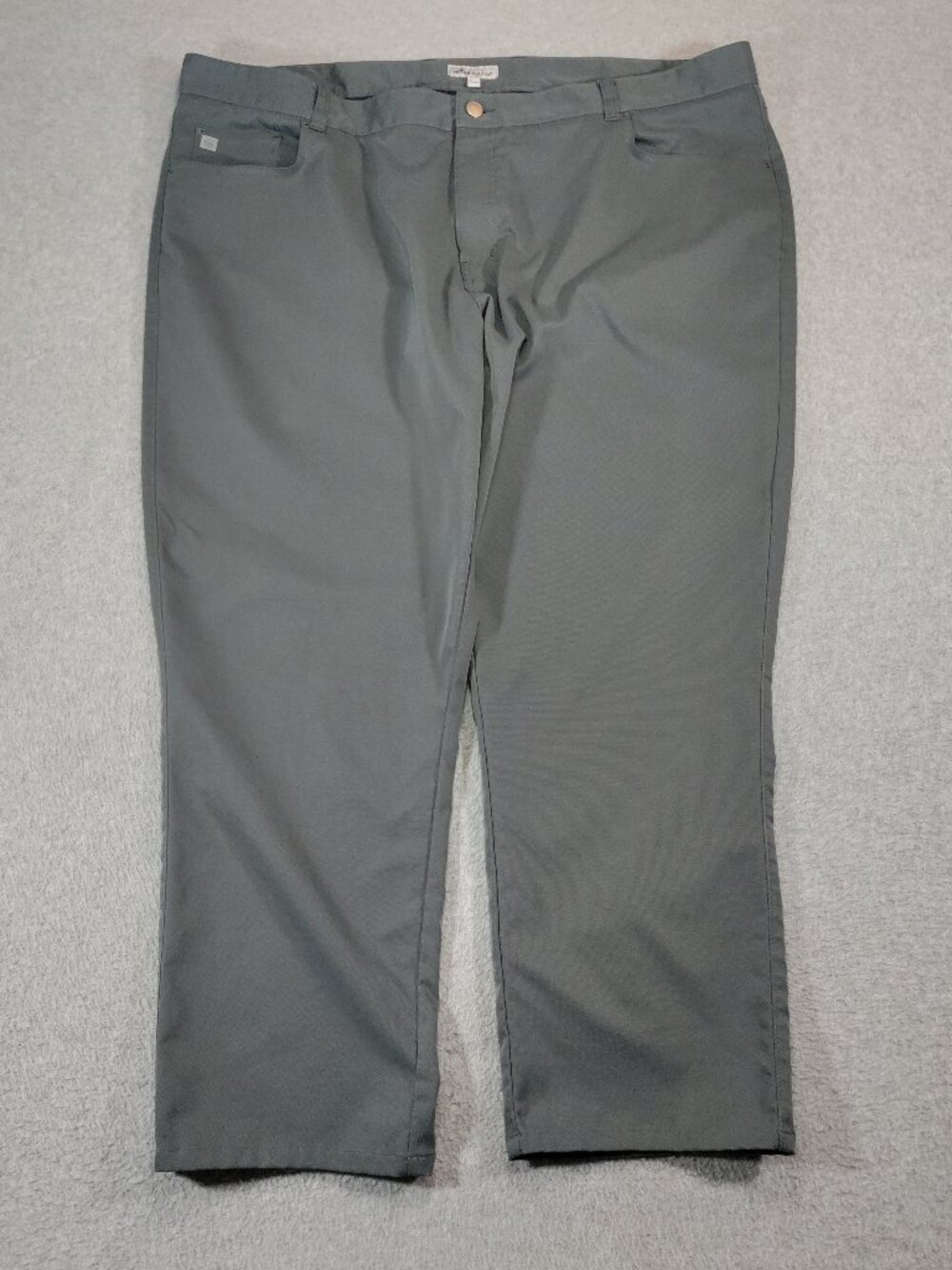 Peter Millar EB66 Pants Mens 44/32 48x27 Gray Golf 5 Pocket